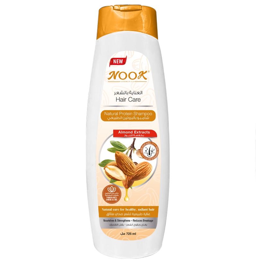 NOOK Natural Protein Shampoo With Almond Extracts